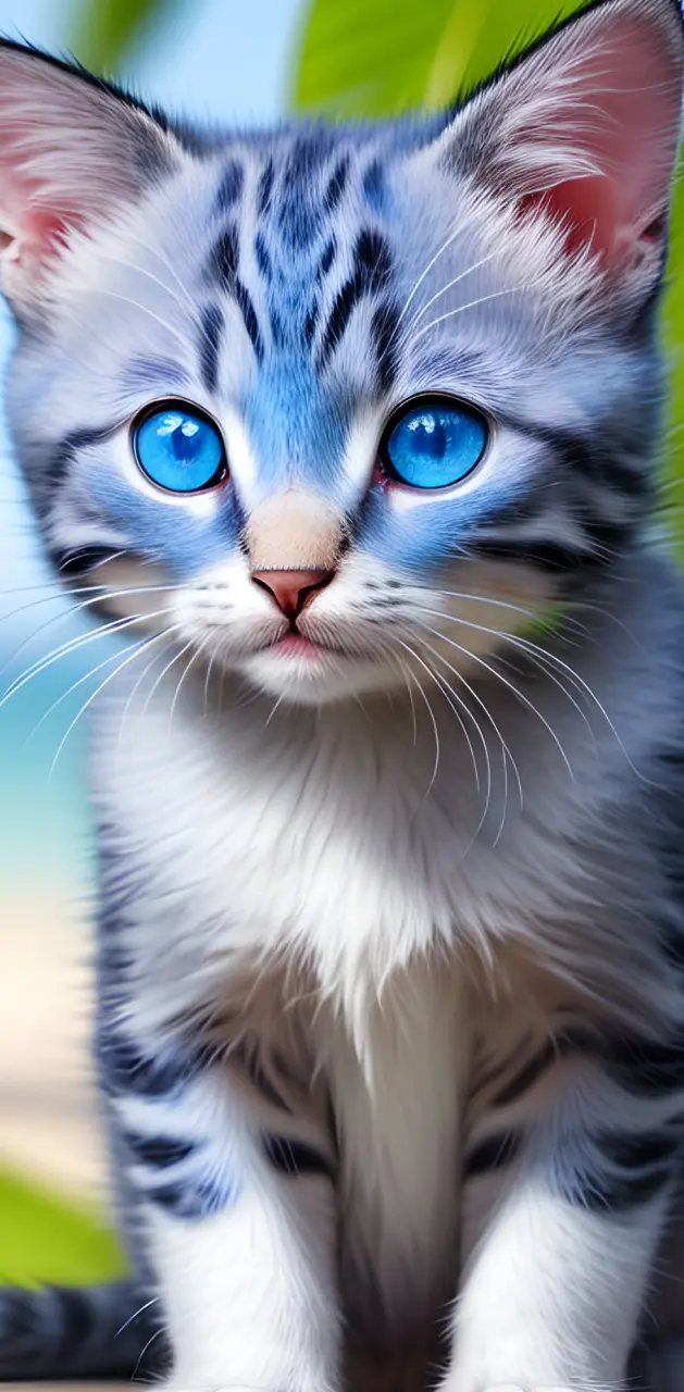 Blue kitten