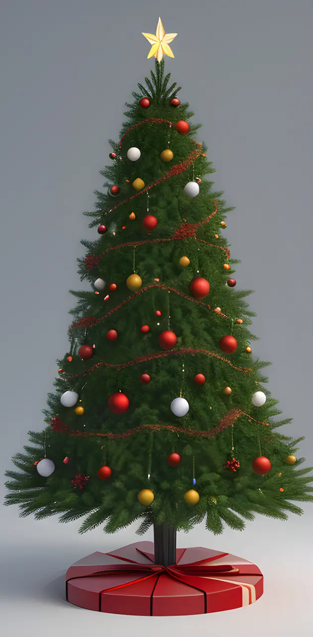 a tree with ornaments