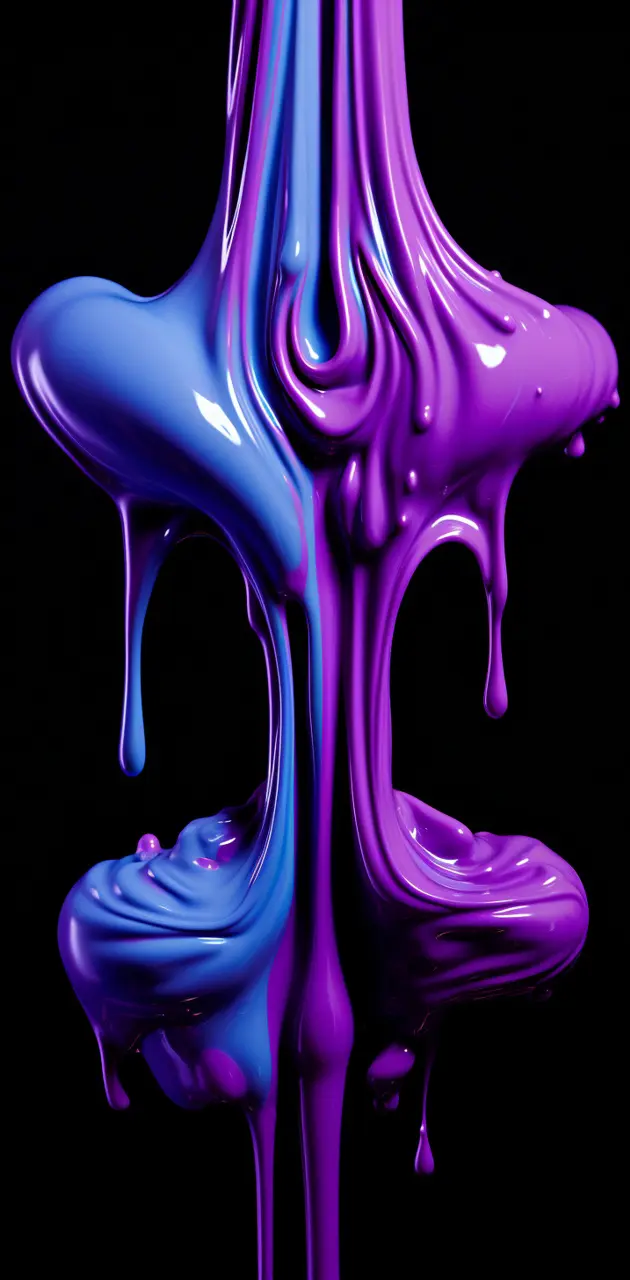 purple and blue goo