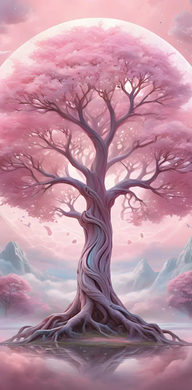 pink tree of life