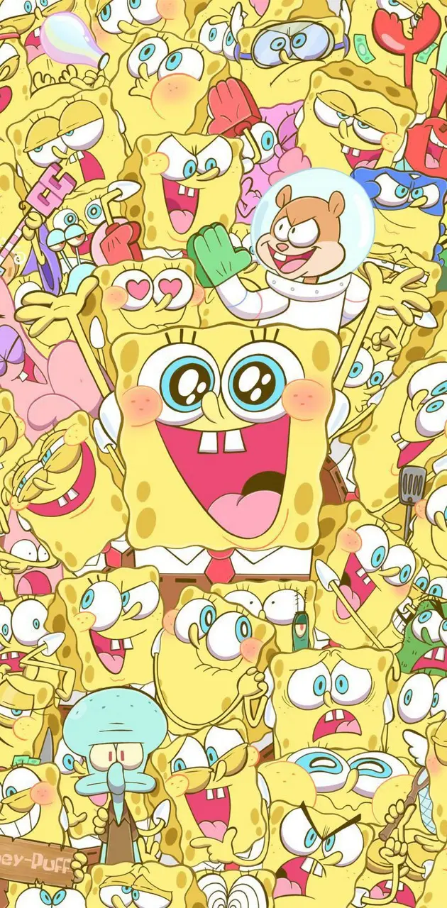 Spongebob cute wallpaper by ItzBreezey09 - Download on ZEDGE™ | 3ecc