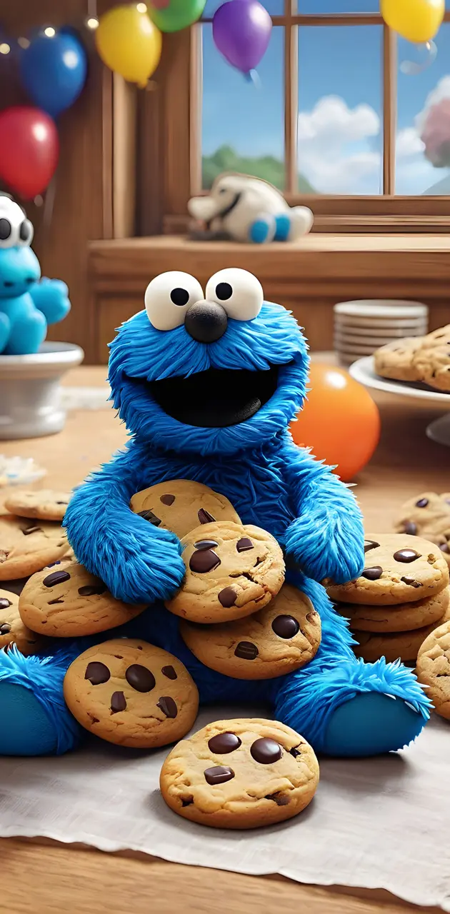 Cookie Monster with Nose
