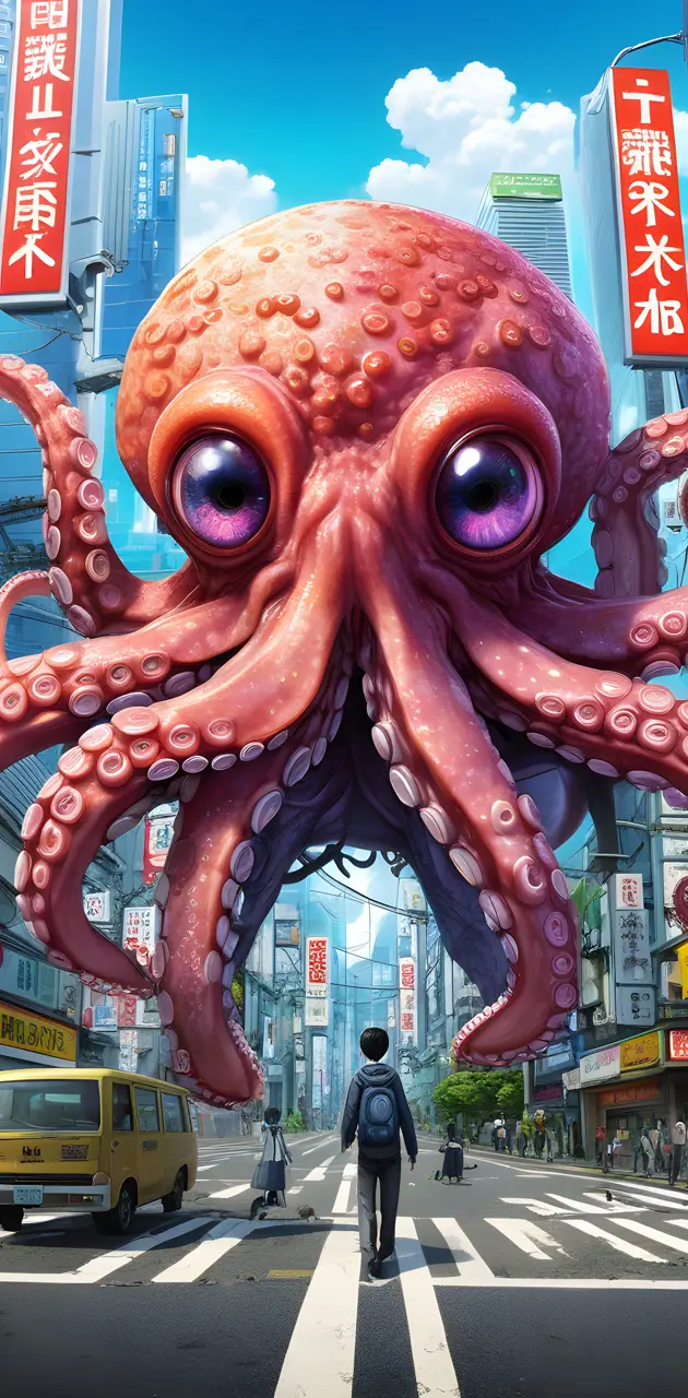 octopus in Tokyo