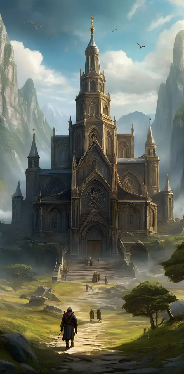 Fantasy cathedral