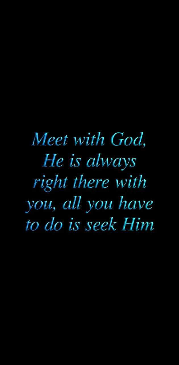 Meet with God 