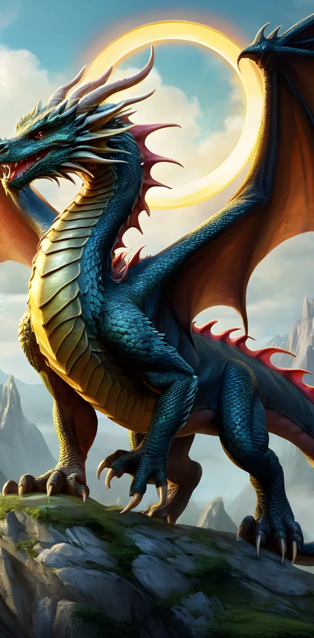 Halo dragon fantasy awesome