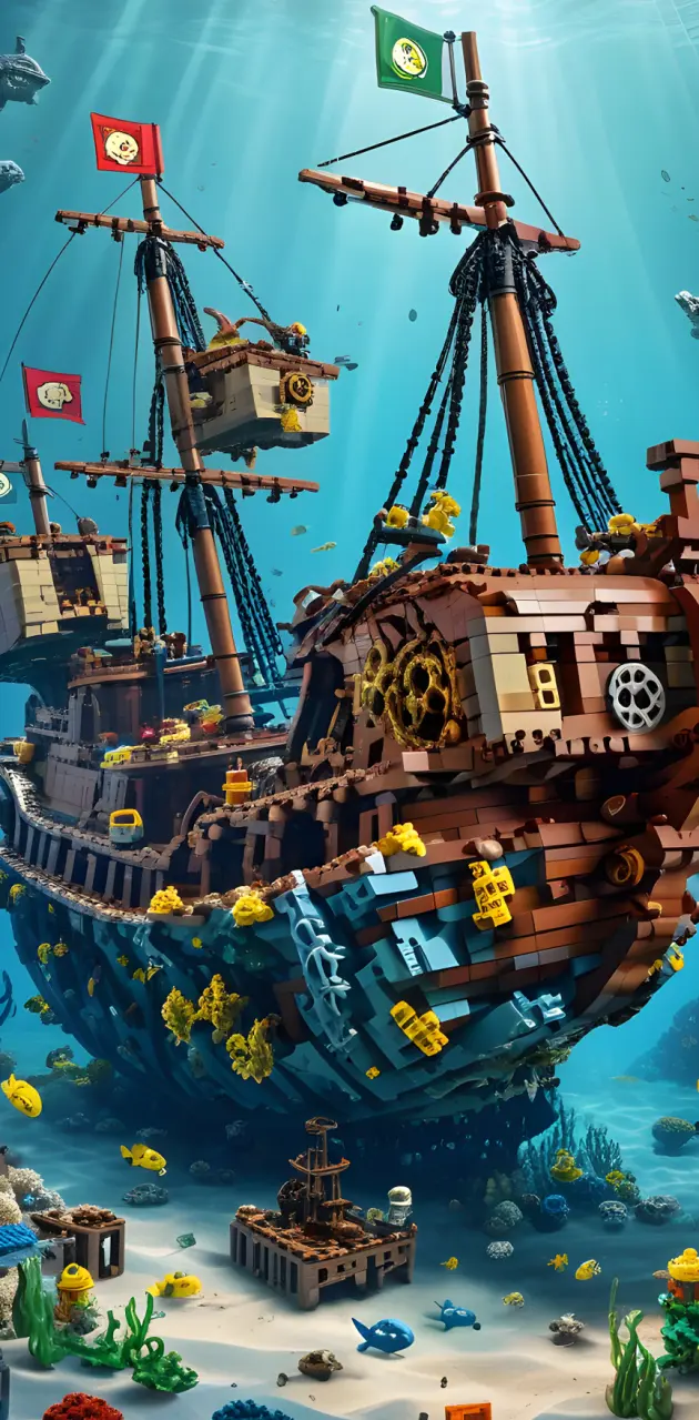 Lego shipwreck
