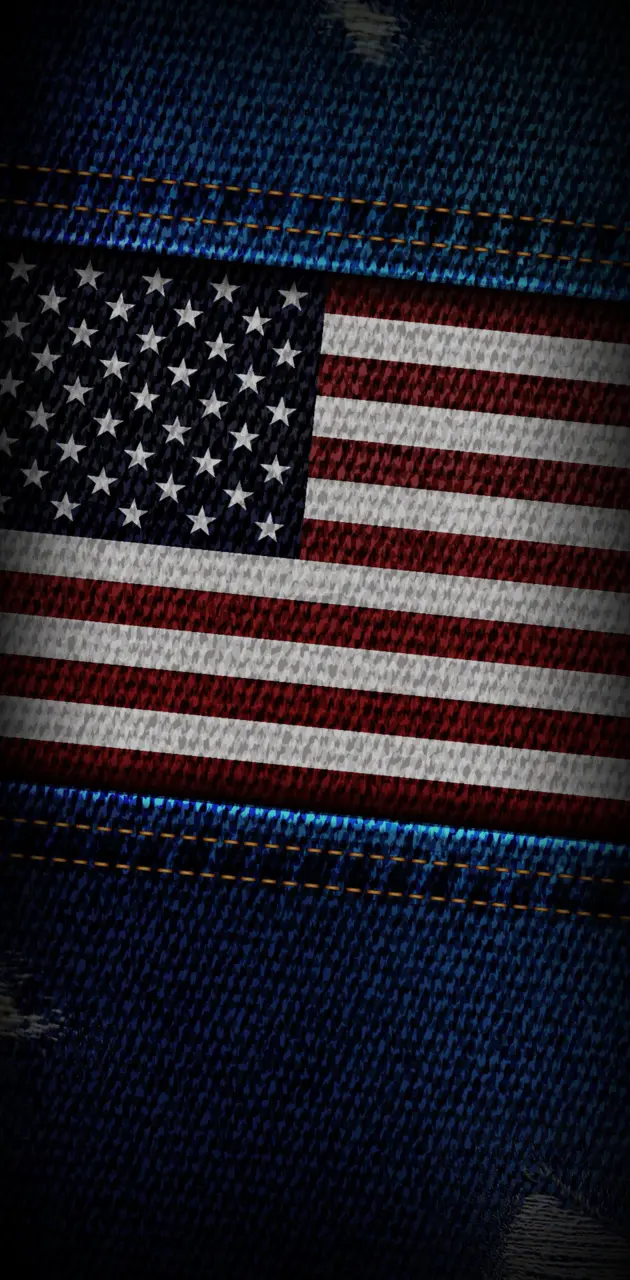 USA flag jeans