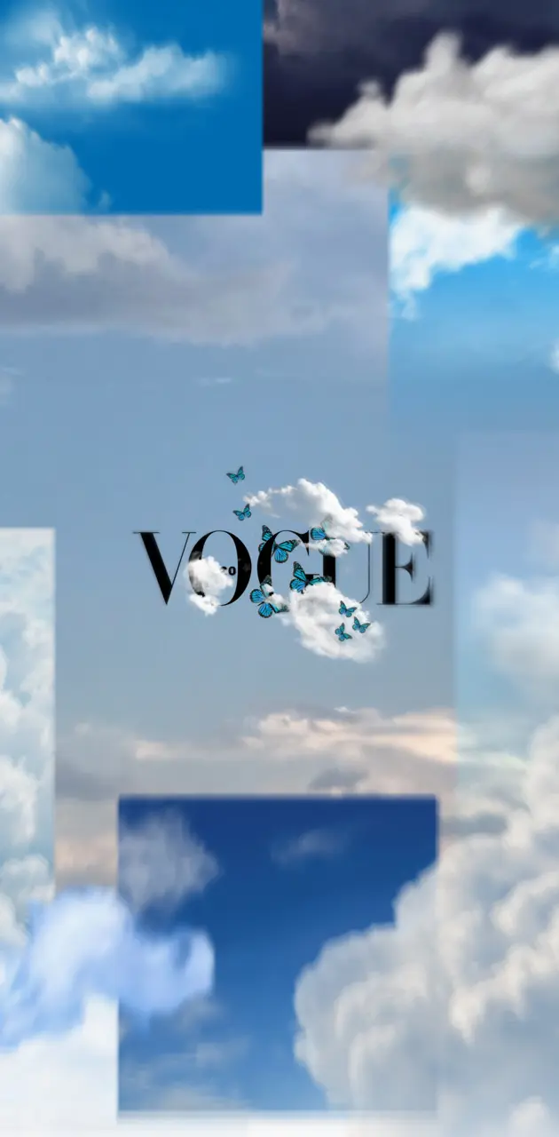 Vogue blue clouds