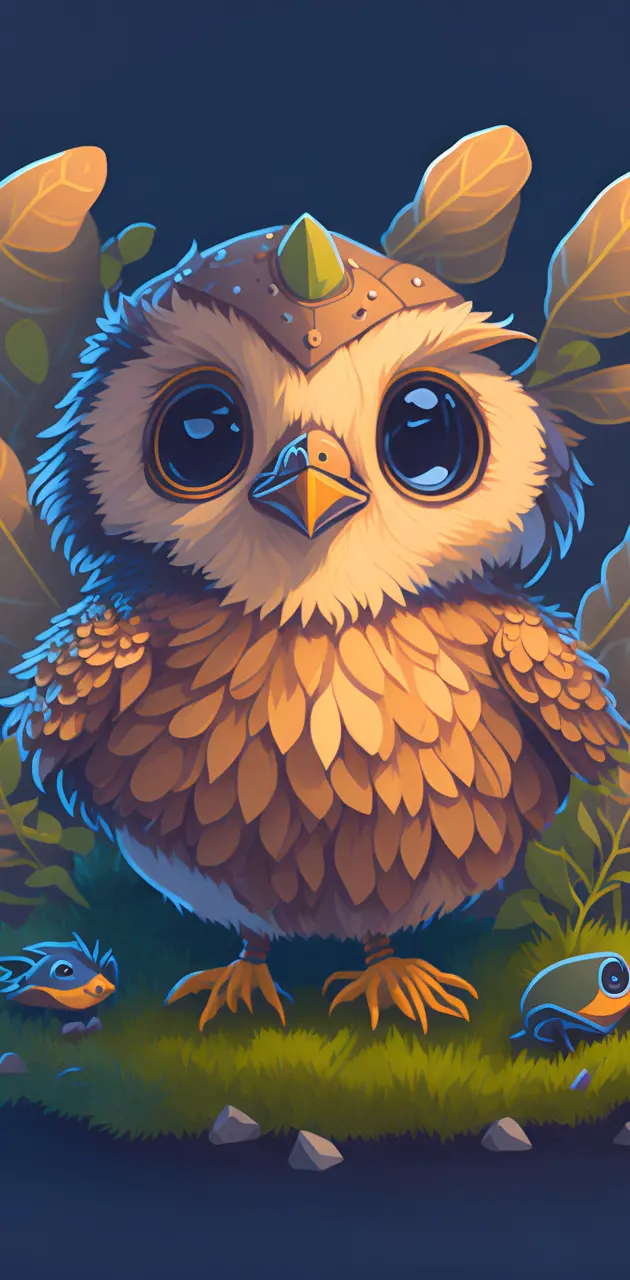 owl abtract art