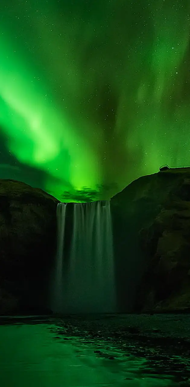 Aurora Waterfall