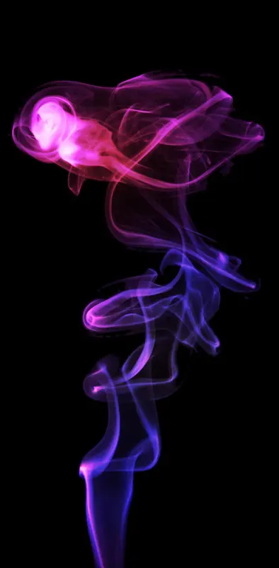 Purple Abstract Smok