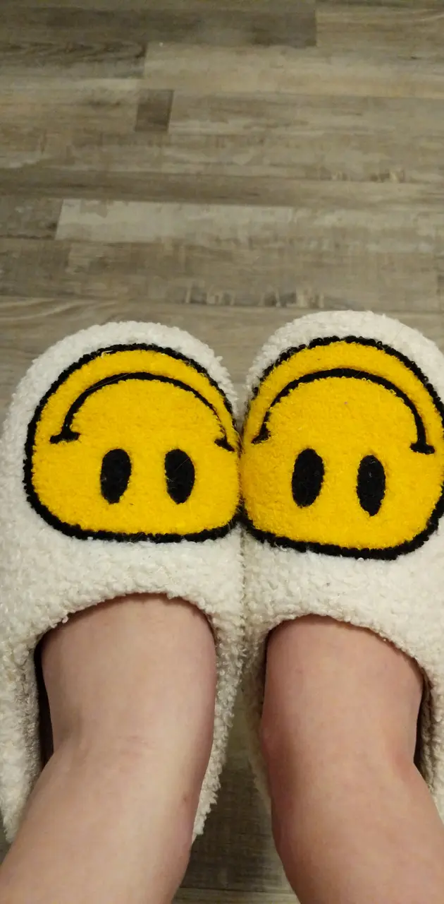 Smiley slippers 😄