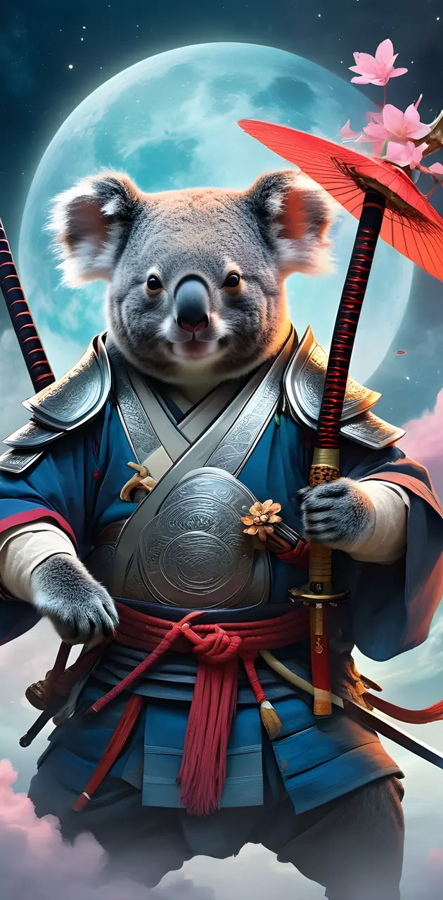 Samurai koala