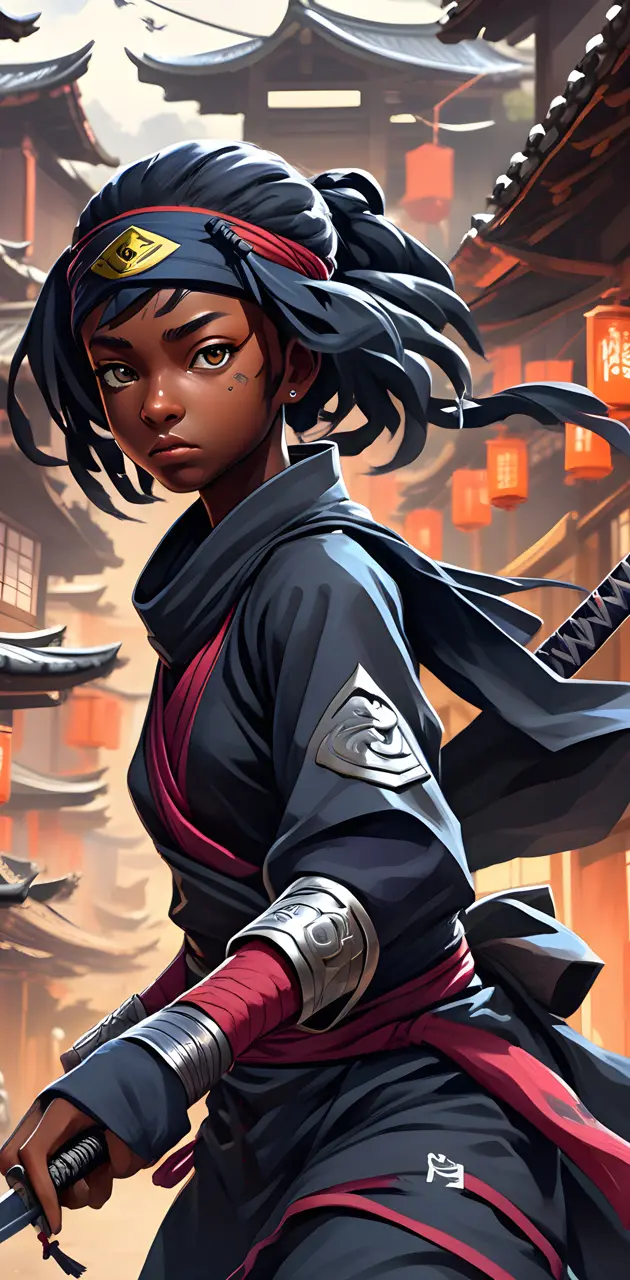 Black girl ninja