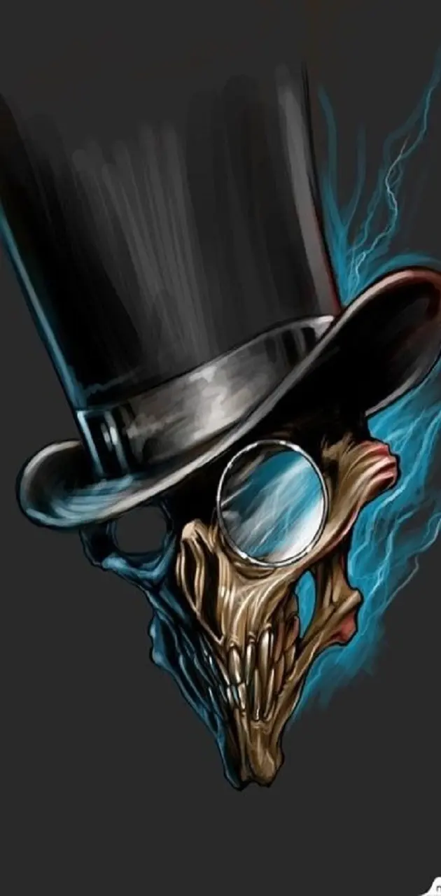 tophat smokey skull