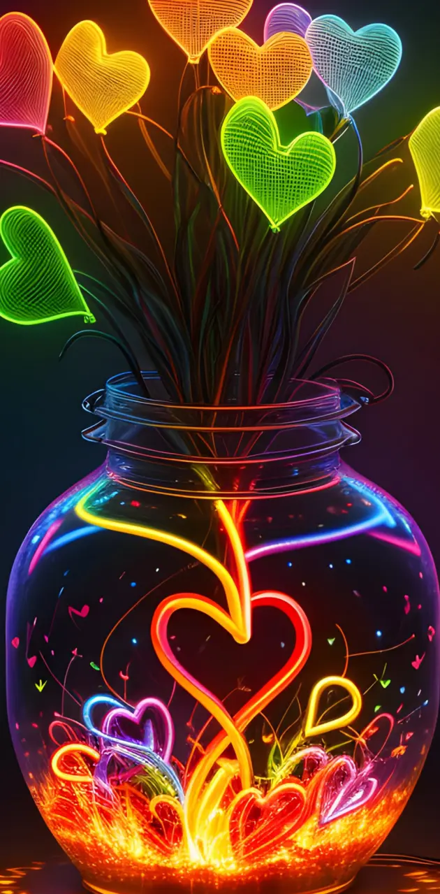hearts jar