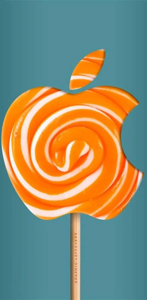 Lollipop apple