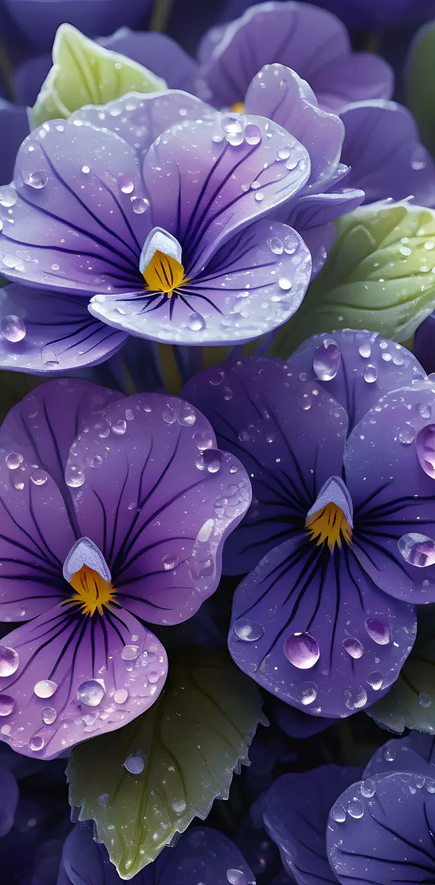 crystalized violets