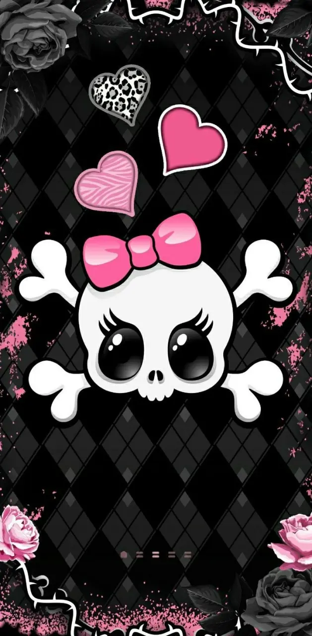 Cute Pink skull