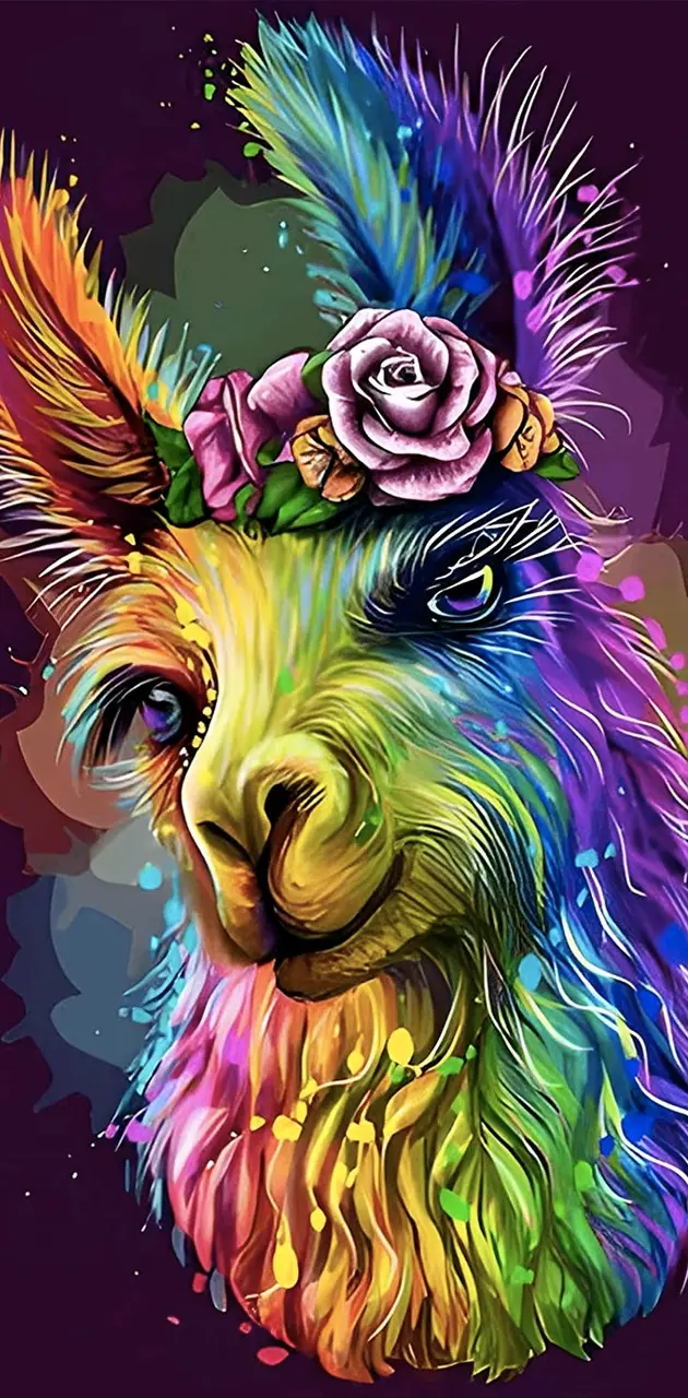 Rainbow Llama 