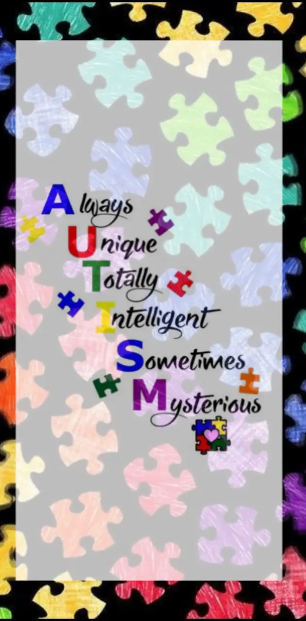 Autism puzzle quote