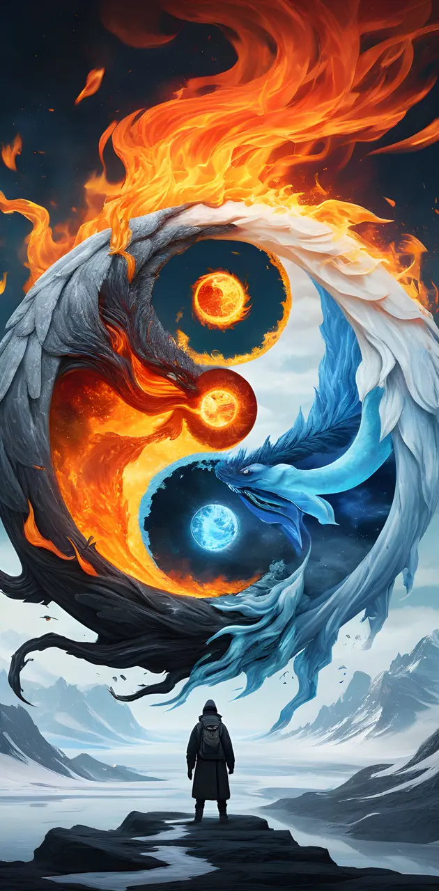 Yin-yang fire and ice