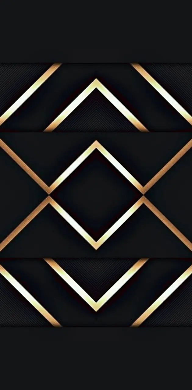 Geometric golden black wallpaper by gravitymoves1075 - Download on ...