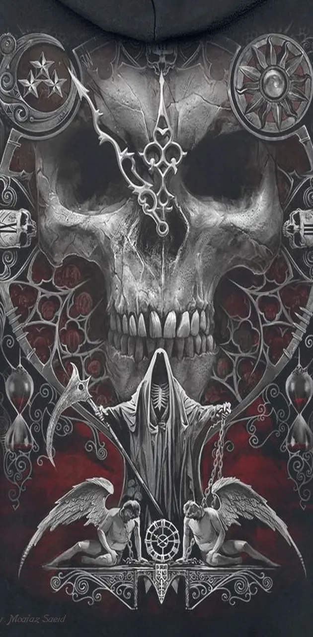 evil skull wallpaper