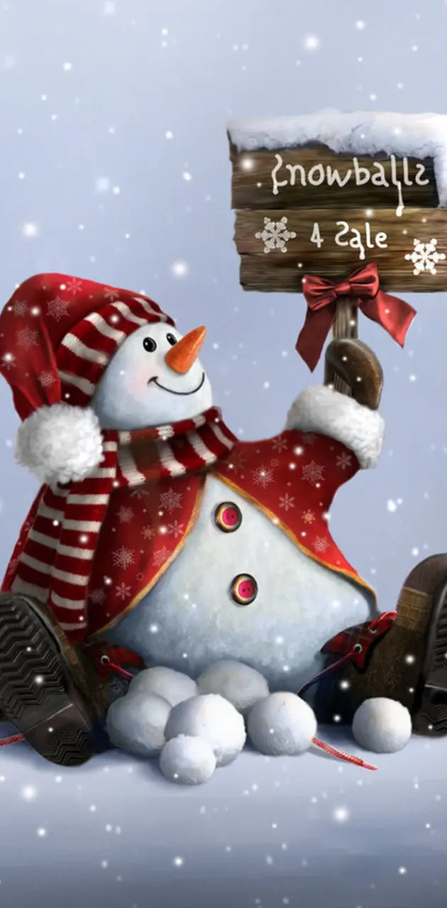Snowman Wallpaper By Bluecoral74 Download On Zedge™ F5fa