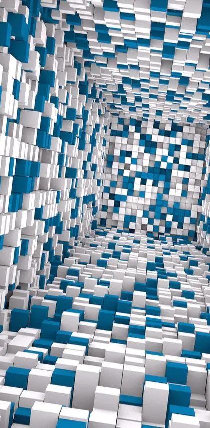 3d Tunnel Cubes