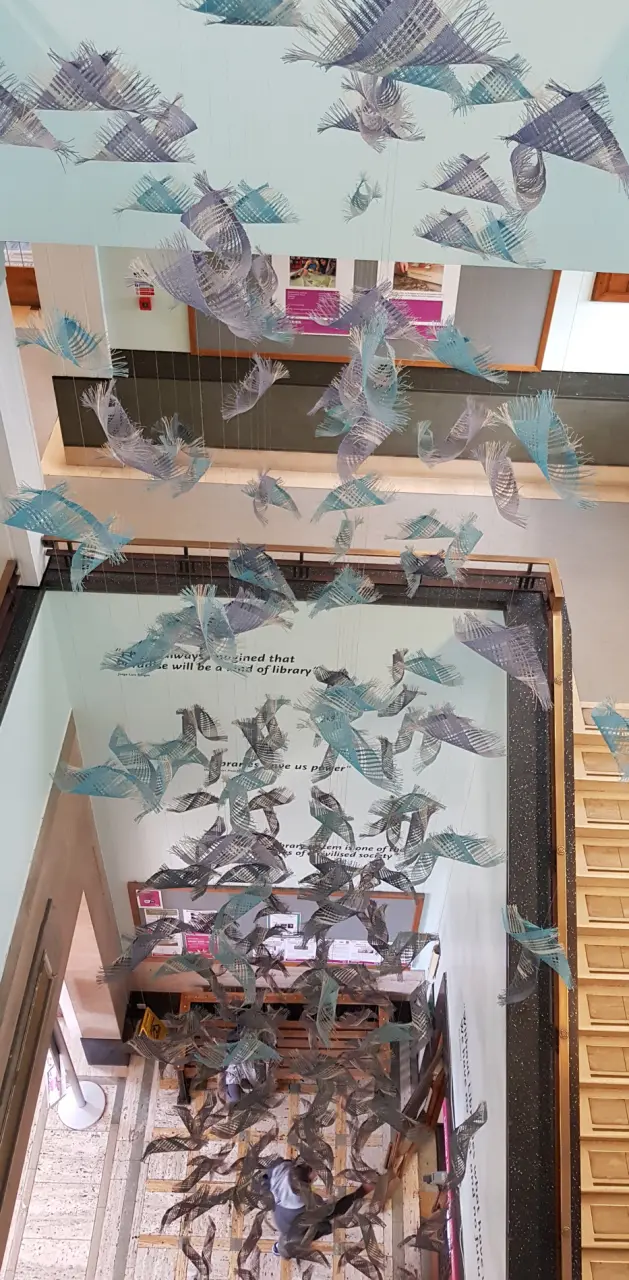 Paper Blue Birds