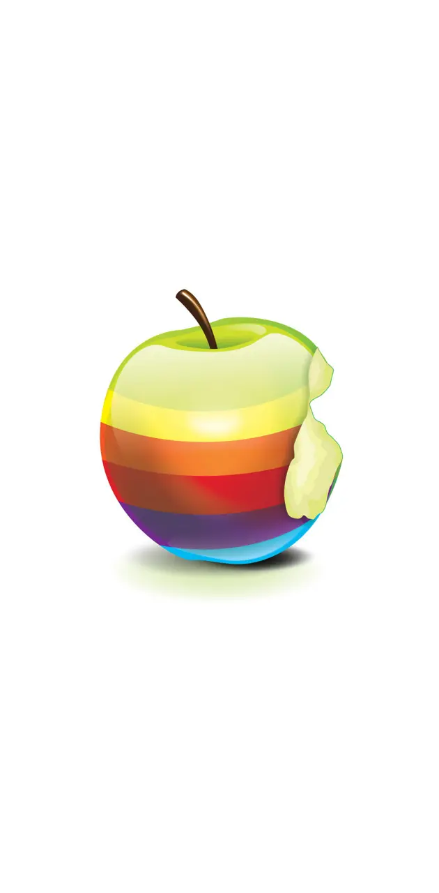 modern apple logo