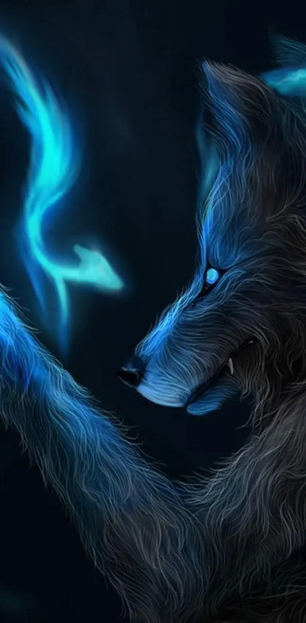 Fantasy wolf