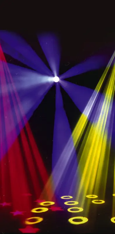Disco color lights