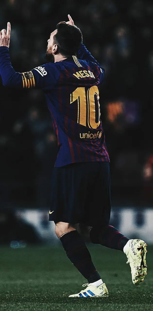Messi Celebrating