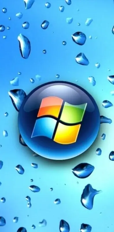 Windows Logo Wet