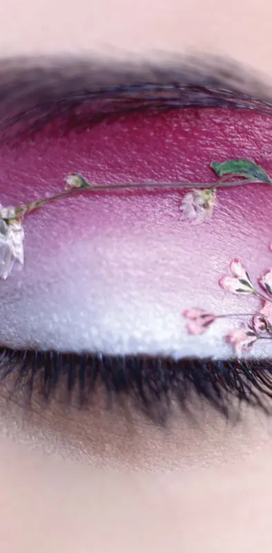 Pink Flower Eye