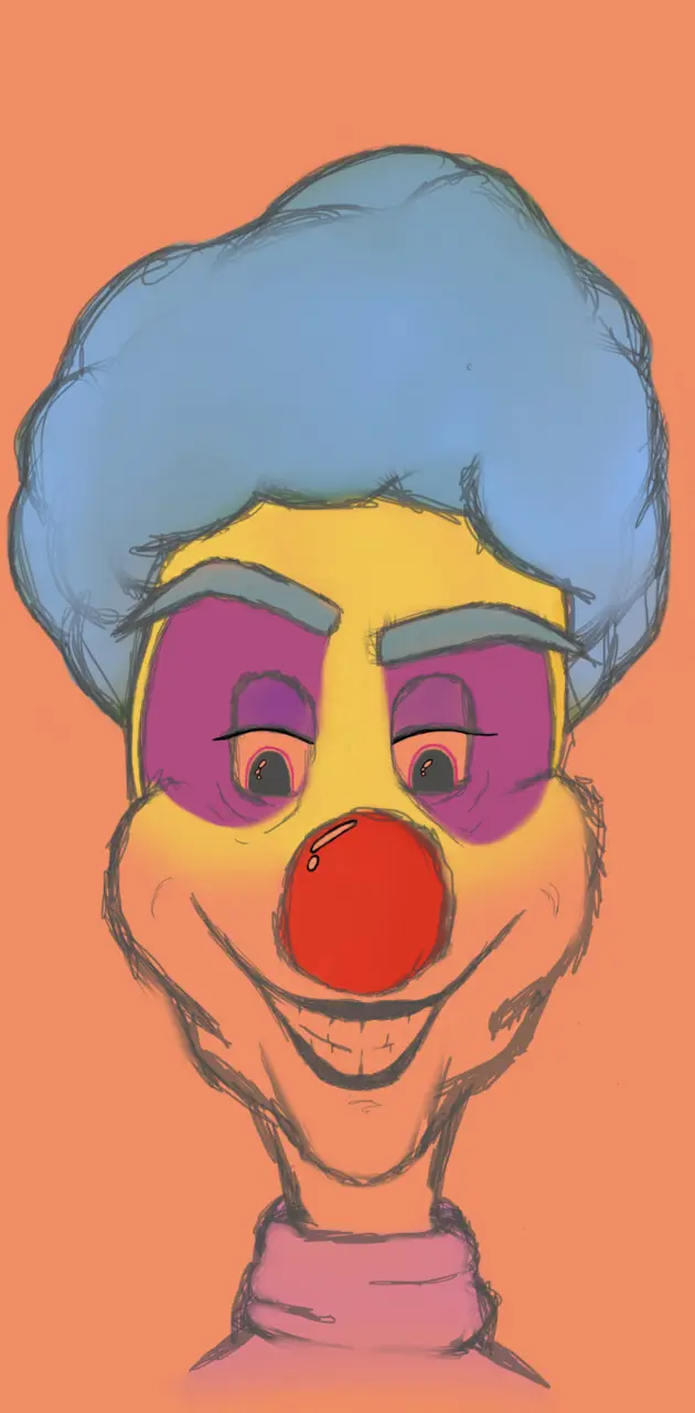 neon clown