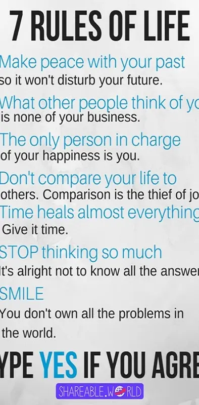 The 7 Rules Of Life