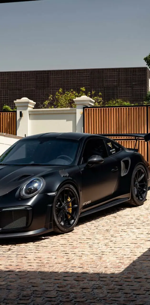 Matte Black Porsche 