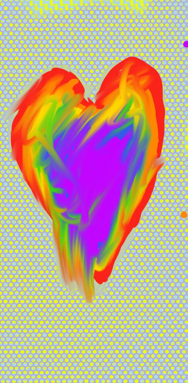 Rainbow heart 