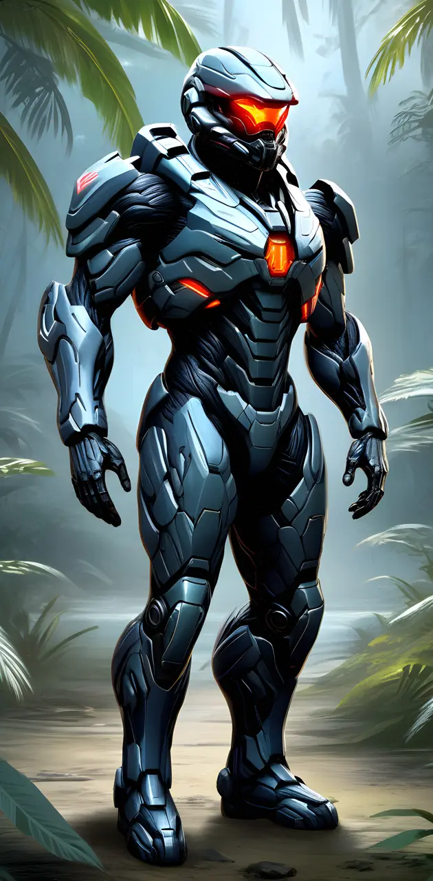 crysis nano suit fused with majlnoir armor