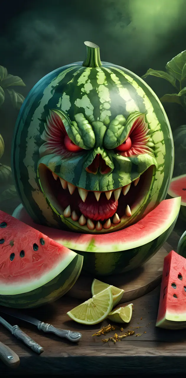 wicked evil watermelon
