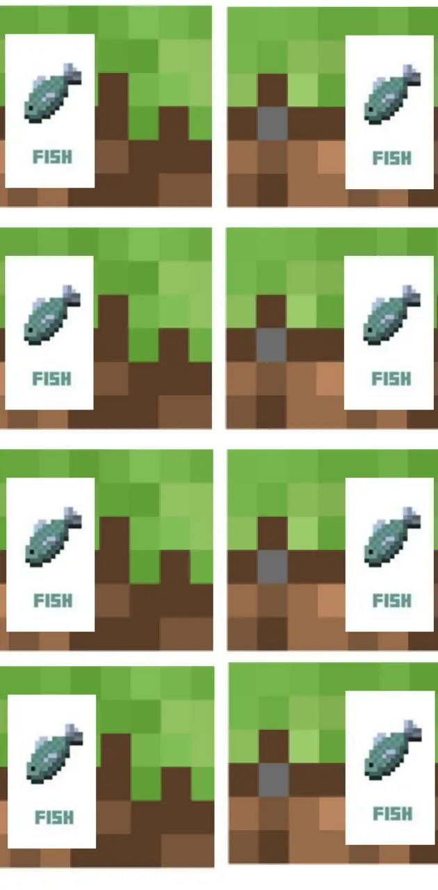 minecraft fish label