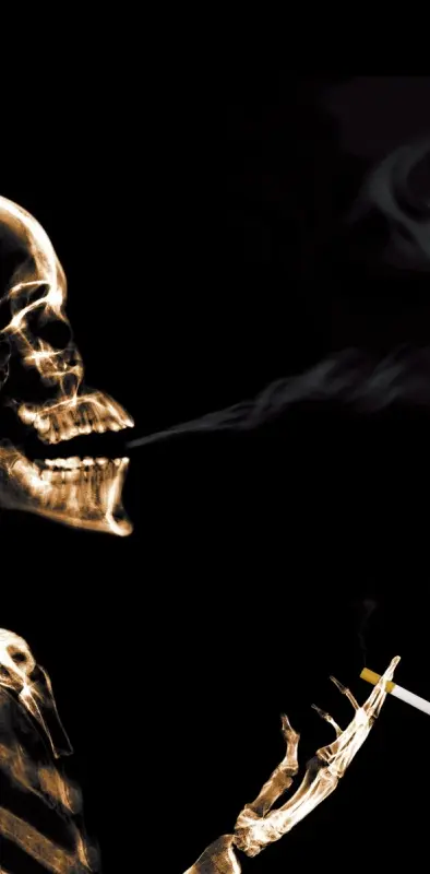 Skull Smoking