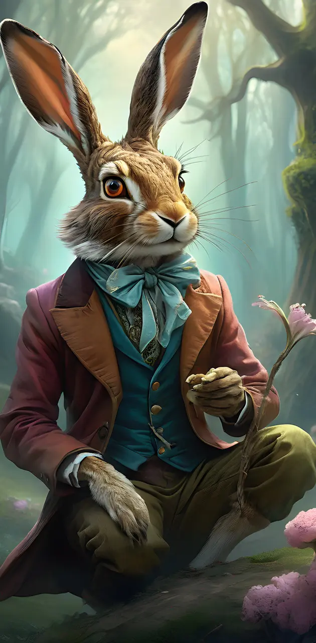 a rabbit in a garment