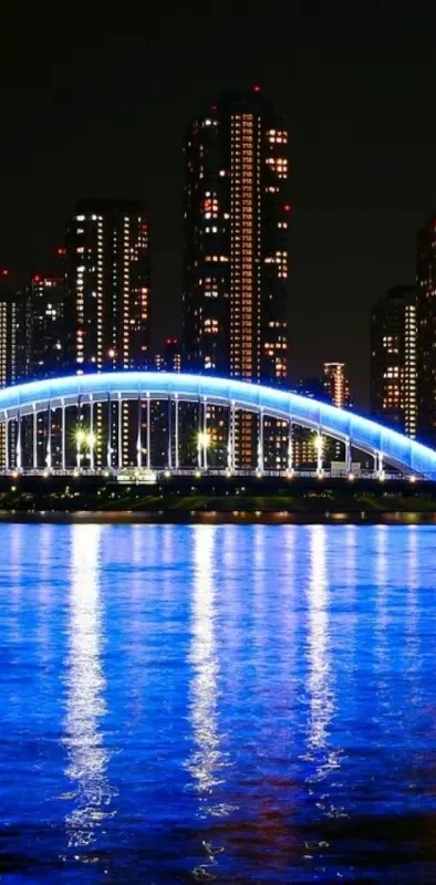 Blue Bridge Lights