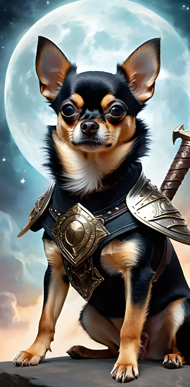 Chihuahua warrior