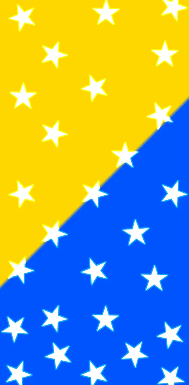 Stars Blue Yellow